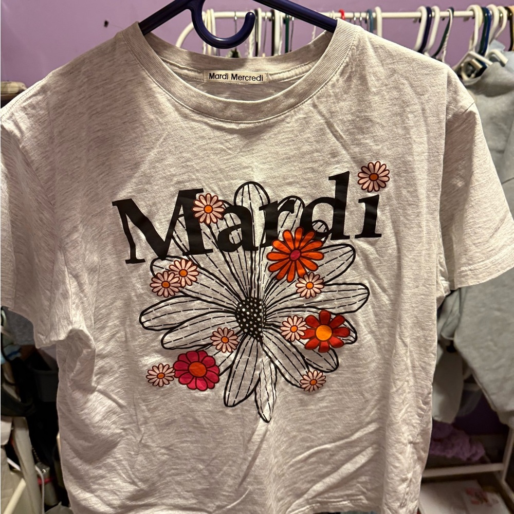 Women's Floral Graphic Tee - White